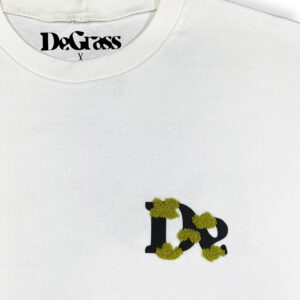 degrass tee front details